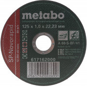 Диск отрезной по металлу SP-Novorapid RU (Metabo) 125х1,0х22,23мм 1/50 Диск отрезной по металлу SP-Novorapid RU (Metabo) 125х1,0х22,23мм 1/50