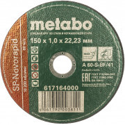 Диск отрезной по металлу SP-Novorapid RU (Metabo) 150х1,0х22,23мм 1/50 Диск отрезной по металлу SP-Novorapid RU (Metabo) 150х1,0х22,23мм 1/50